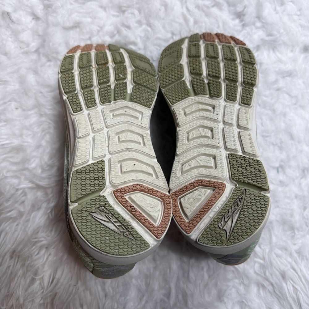 Altra Women's Rivera 2 Mint Green and Dusty Pink Running Shoes - Picture 7 of 9